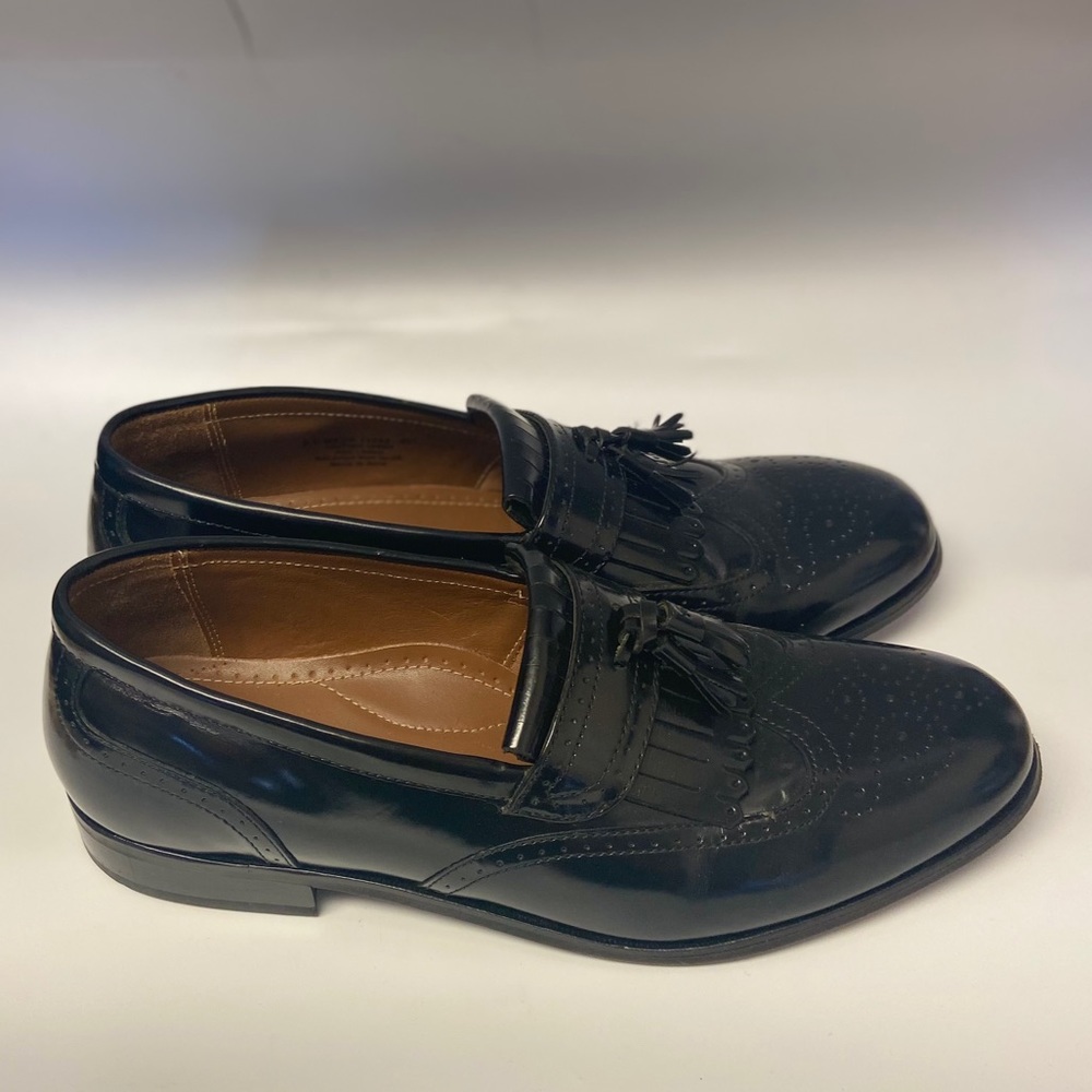 Florsheim Leather Tassell Dress Loafer Shoes 9D